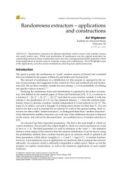 Journal Version  - Institute for Advanced Study