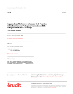 Suppression of References to Sex and Body Functions in the