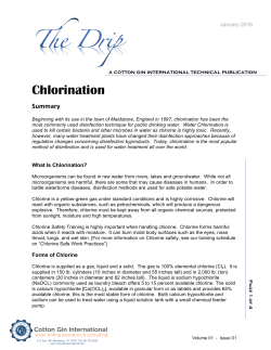 Chlorination - Cotton Gin International