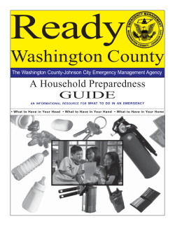 Household Preparedness Guide