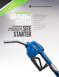 Site Starter - APT&trade; DEF System