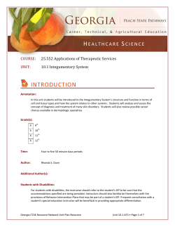 Integumentary System