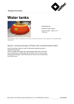Closed water tanks