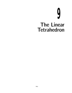 The Linear Tetrahedron - University of Colorado Boulder