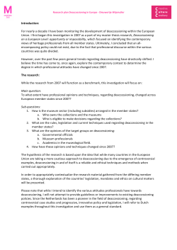 Introduction: For nearly a decade I have been monitoring the