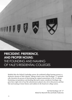 precedent, preference, and proper nouns