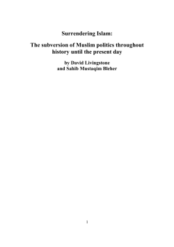 Surrendering Islam: The subversion of Muslim
