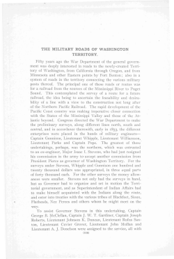 THE MILITARY ROADS OF WASHINGTON TERRITORY.