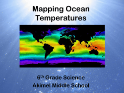 Mapping Ocean Temperatures