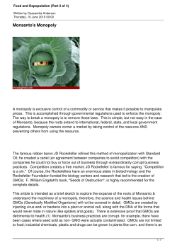 Food and Depopulation (Part 2 of 4)