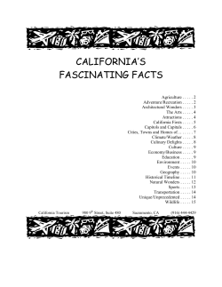 california`s fascinating facts