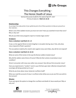 Discussion Guide - Compassion Christian Church