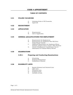 appointment - Richmond Public Schools
