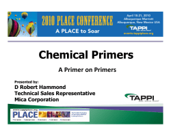 Chemical Primers