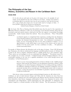 The Philosophy of the Sea - Center for Global Studies and the