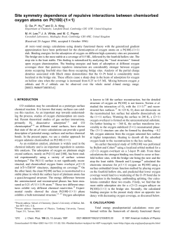 Site symmetry dependence of repulsive interactions between