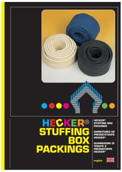he ker&reg; stuffing box packings