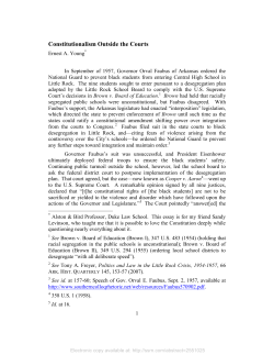 Constitutionalism Outside the Courts