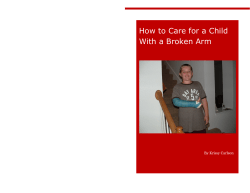 How to Care for a Child With a Broken Arm