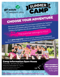 Summer Camp Info - Little Miami Schools