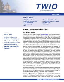 March 3, 2017 - Washington Association of School Administrators