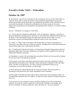 Executive Order 12612 - 6