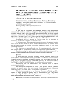 SCANNING ELECTRONIC MICROSCOPY STUDY OF NEW