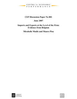 Imports and Exports at the Level of the Firm