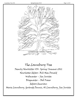 The Lounsbury Tree - University of Michigan&ndash;Dearborn