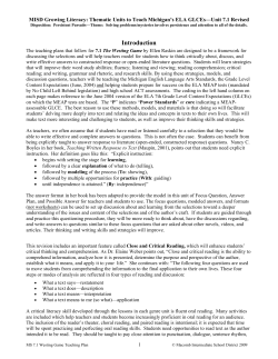 Introduction - chippewavalleyela