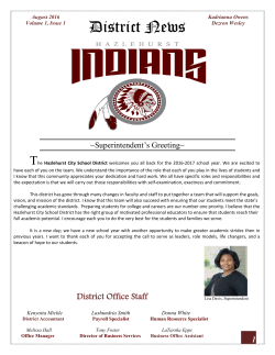 District News - Hazlehurst City School District