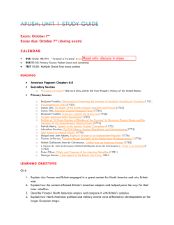 APUSH: UNIT 1 STUDY GUIDE