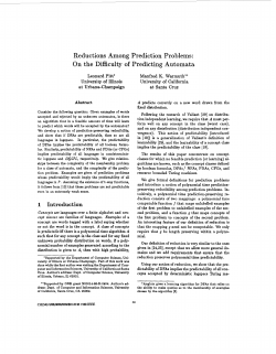 Reductions among prediction problems: on the difficulty of predicting