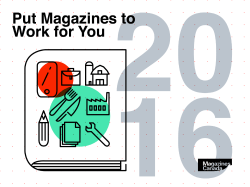 Put Magazines to Work for You 2016