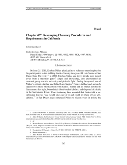 Penal Chapter 437: Revamping Clemency Procedures and