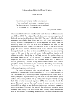 Introduction: Listen to Money Singing