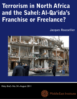 Terrorism in North Africa and the Sahel: Al-Qa