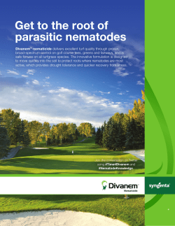 Get to the root of parasitic nematodes
