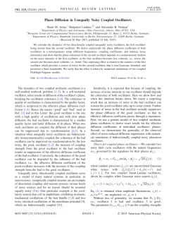 Phase Diffusion in Unequally Noisy Coupled Oscillators