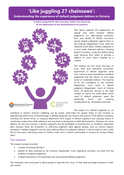 here - Consumer Action Law Centre