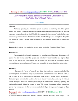 A Portrayal of Docile, Submissive Woman