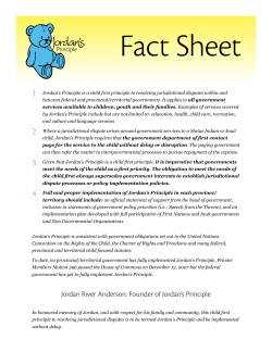 Jordan River Anderson: Founder of Jordan`s Principle