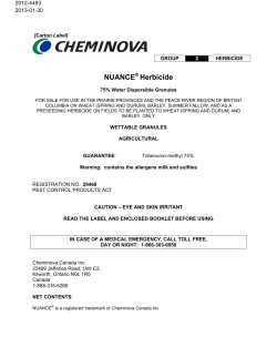 NUANCE Herbicide