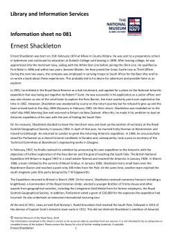 Ernest Shackleton