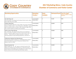 Chamber and Visitor Center Marketing Packet