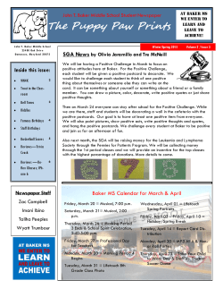John T. Baker Middle School Student Newspaper