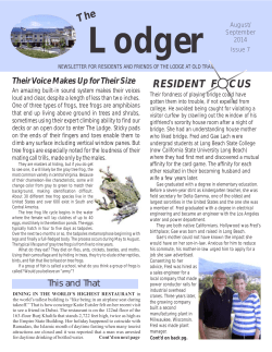 The Lodger - The Lodge At Old Trail