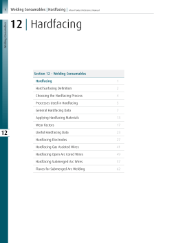 Section 12 - 7 Hardfacing (PDF 1766 KB)