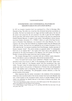 syncretistic and confessional featijres in mesopotamian