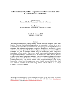 Software Exclusivity and the Scope of Indirect Network Effects in the